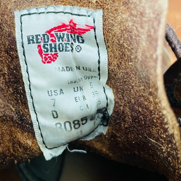 Red Wing Shoes 8085 Mens Brown Iron Ranger Casual Lace Up Ankle Boots Size 7D - Picture 9 of 12